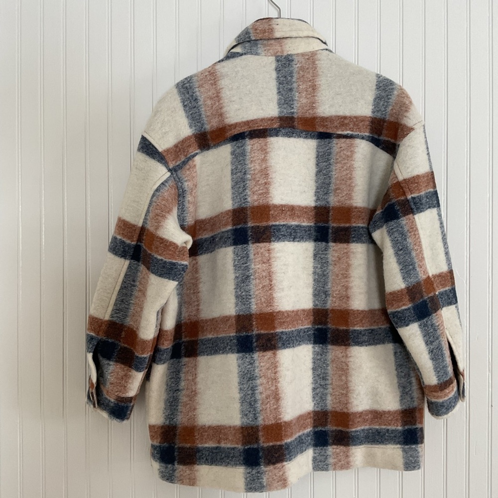 Zara Windowpane Shacket - Picture 3 of 10